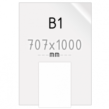 Format B1 - 1000x707 mm