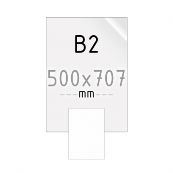 Format B2 - 707x500 mm